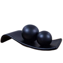 Rampa Preta com 2 Esferas – Decoração Versátil