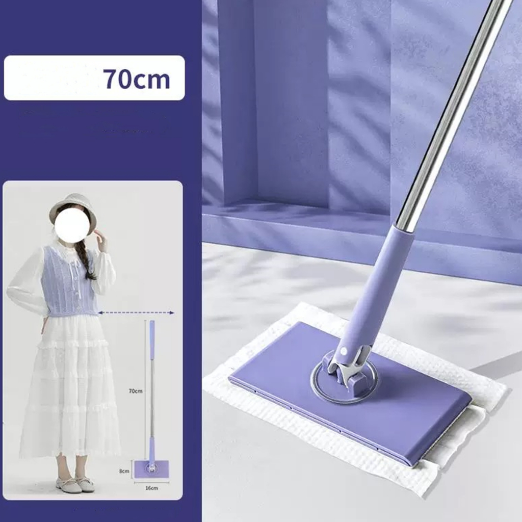 Esfregão Mop De Limpeza Ajustável Giratória 360° Toalha de rosto eco-friendly segunda utilização