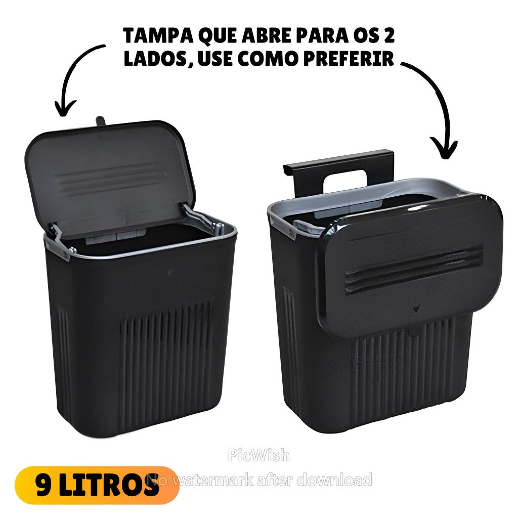 Lixeira Suspensa de 09 Litros Automática