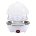 Cozedor de Ovos Elétrico Portátil Cozinha à Vapor 110V/220V Cores disponíveis （Branco Azul Rosa Amarelo）