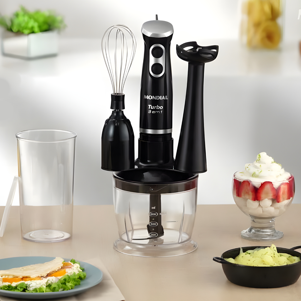 Mixer Turbo Mondial M-14 3 em 1 Potencia 350w 60Hz
