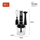 Mixer Turbo Mondial M-14 3 em 1 Potencia 350w 60Hz