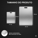 Tábua de Corte Aço Inoxidável 304 Higiénica Resistente Não Enferruja